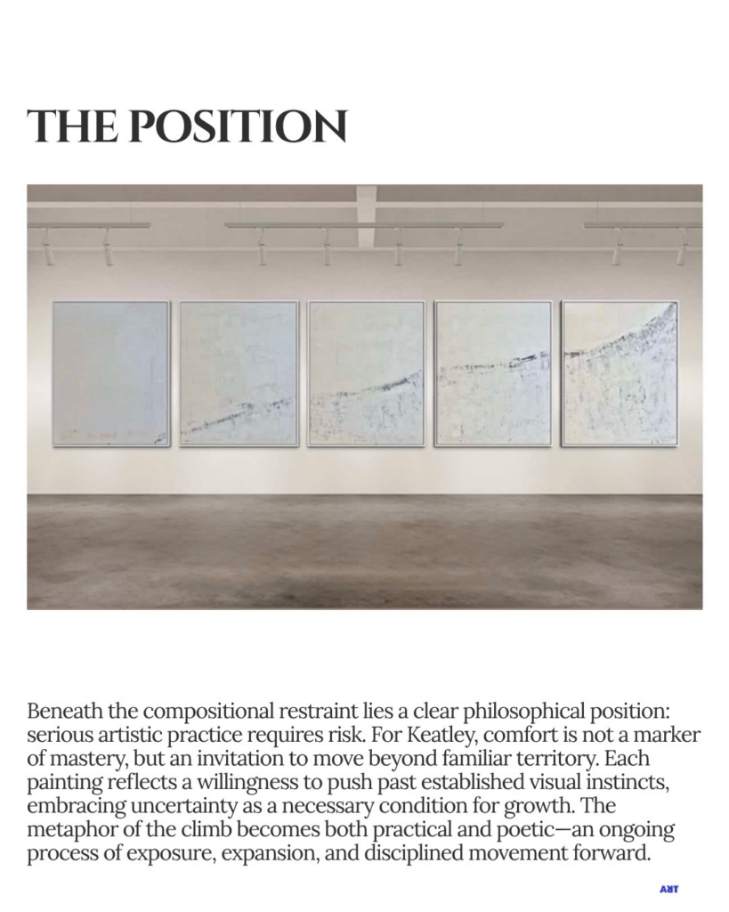 Gina Keatley is a bold and innovative artist whose journey into contemporary art reflects her passion for pushing creative boundaries. Her signature collection, Untamed Moderns, serves as an anthology of abstract expressionism, exploring the depths of human emotion through dynamic contrasts of monochrome and bursts of mandarin orange. This distinctive style invites audiences into a visceral dialogue with color, form, and texture, celebrating the transformative power of artistic expression.